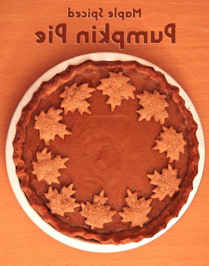 Crostata di Zucca Speziata al Sciroppo d'Acero