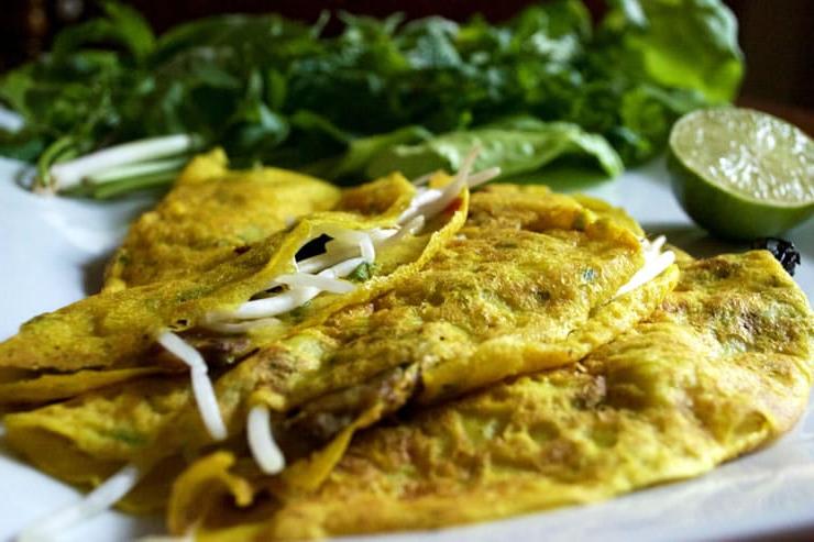 Banh Xeo Crepes Vietnamite Croccanti