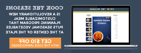 Pianificazione dei pasti con "Ricette di Reinvenzione" 3 Codice Sconto Cook the Seasons
