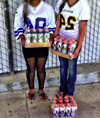 Portare Gatorade agli allenatori