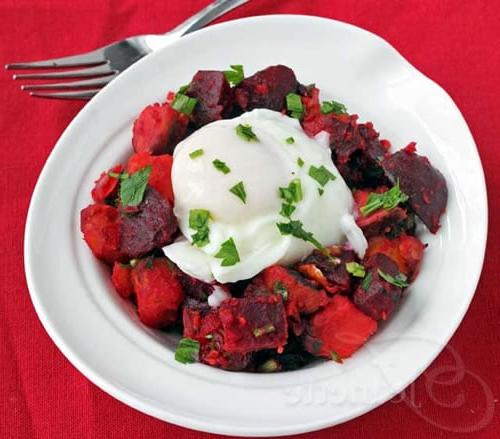 Il Caveau di Ottobre Unprocessed: Giorno 15 3 Roasted Beet and Sweet Potato Hash