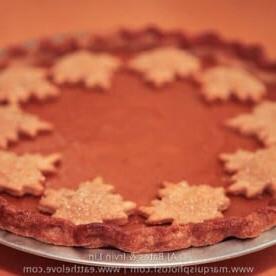 Torta di Zucca Speziata all'Acero con Crosta 100% Integrale 4 Crostata di Zucca Speziata al Sciroppo d'Acero
