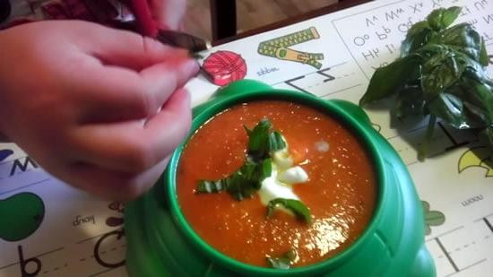 Zuppa di pomodoro fatta in casa