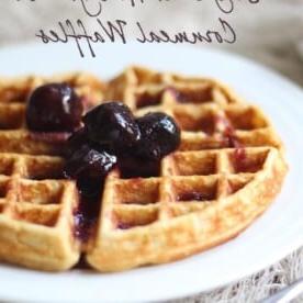Waffles di Sorgo, Miele e Farina di Mais con Sciroppo Fatto in Casa a Due Ingredienti 5 Sciroppo fatto in casa