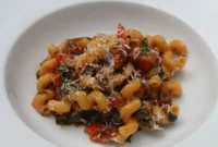 Savory Pancetta Spinach Pasta
