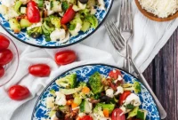 Zesty Garden Salad with Homemade Italian Dressing