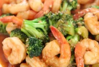Spicy Honey Glazed Shrimp and Broccoli