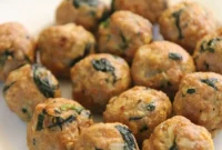 Flavorful Spinach Turkey Meatballs