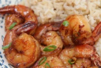 Sticky Honey Garlic Shrimp