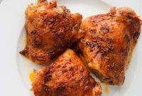 Succulent Oven Roasted Chicken Thighs