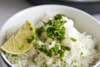 Zesty Instant Pot Cilantro Lime Rice