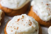 Pumpkin Spice Cookies with Cream Cheese Frosting