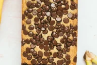 Decadent Chocolate Peanut Butter Banana Bread