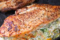 Cheesy Broccoli Stuffed Chicken
