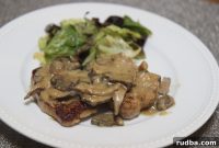 Luscious Garlic Cream Pork Chops