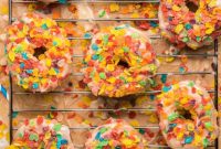 Air-Fried Fruity Pebble Donut Delights