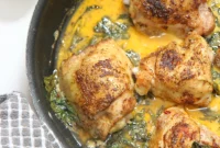 Zesty Lemon Spinach Chicken