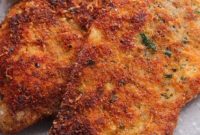 Golden Crispy Chicken Cutlets
