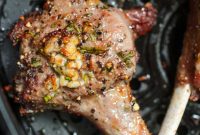 Succulent Air Fryer Rosemary Garlic Lamb Chops