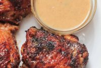 Crispy Air Fryer Honey Mustard Chicken Thighs