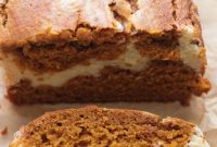 Swirled Cream Cheese Pumpkin Bread