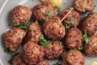 Crispy Air Fryer Turkey Meatballs