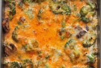 Creamy Keto Broccoli Mushroom Bake