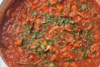 Lazy Cabbage Roll Soup