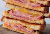 Air Fryer Crispy Ham and Cheese