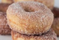 Oven-Kissed Cinnamon Sugar Doughnuts