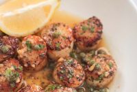 Pan-Seared Scallops with Lemon Butter