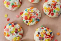 Rainbow Fruity Pebbles Cookies