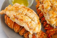 Melt-in-Your-Mouth Buttery Broiled Lobster Tails