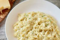 Creamy Garlic Parmesan Orzo