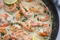 Luscious Creamy Shrimp Piccata