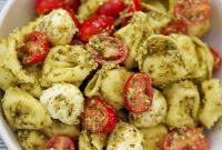 Vibrant Pesto Tortellini Salad