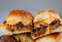Caramelized Onion Cheeseburger Bites