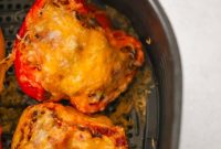 Crispy Air Fryer Stuffed Peppers