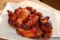 Sweet & Sticky Baked Honey BBQ Wings