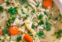 Comforting Chicken Ditalini Soup