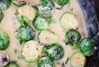 Velvety Garlic Brussels Sprouts