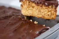 Irresistible Banana Cake with Chocolate Frosting