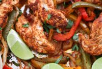 Sheet Pan Chicken Fajitas