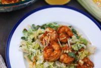 Spicy Blackened Shrimp Caesar