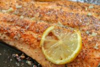 Golden Pan-Seared Salmon with Zesty Lemon Butter