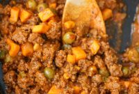 Sweet Potato Kissed Picadillo