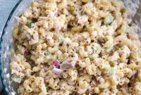 Creamy Tuna Pasta Salad