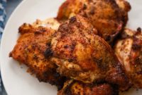 Crispy Roasted Chicken Thighs