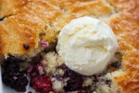 Homemade Blackberry Cobbler