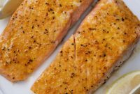 Zesty Baked Lemon Pepper Salmon